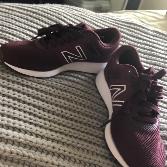 new balance maroon shoes